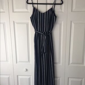 Monteau Los Angeles striped jumpsuit S